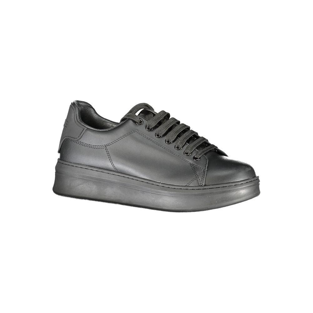 Gaelle Paris Black Polyethylene Sneaker